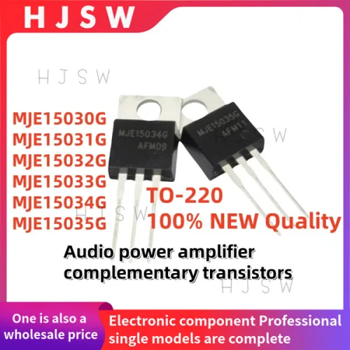 10PCS/5Pairs MJE15030G MJE15031G MJE15032G MJE15033G MJE15034G MJE15035G TO-220 오디오 전력 증폭기 보완 트랜지스터