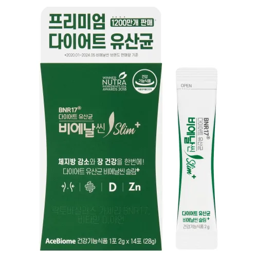 비에날씬 BNR17 다이어트 유산균 슬림플러스, 28g, 1개
