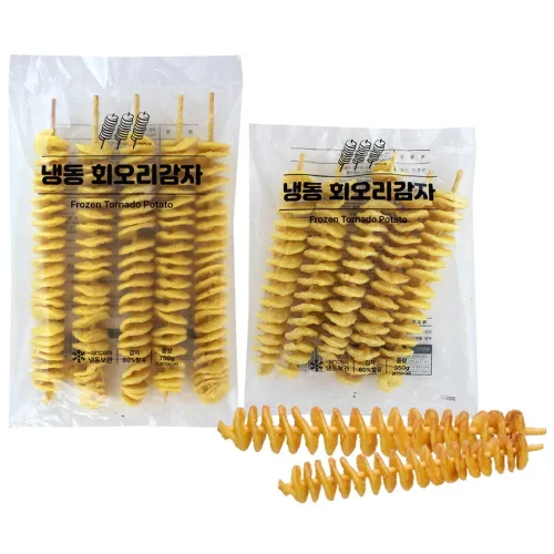 바삭한 회오리감자 5개입, 400g, 2개