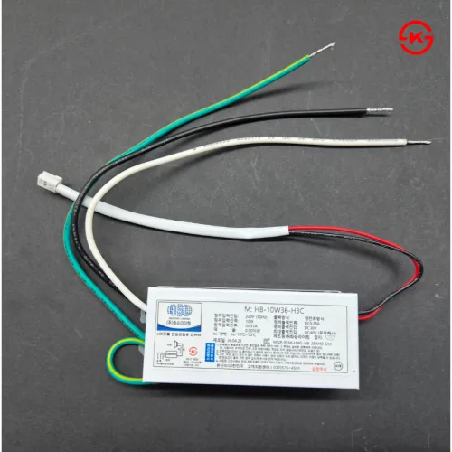 화승라이팅 LED컨버터 안정기 HB-10W36-H3C 타사제품 호환가능 다운라이트용 오른쪽+, 1개