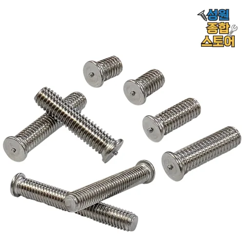 스텐 용접볼트 웰딩스터드 볼트 M6 8mm~40mm, 200개, 35mm, M6