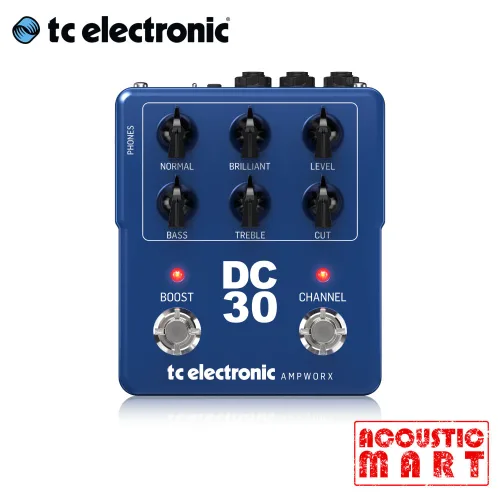 TC Electronic DC30 PREAMP AC30 복각 프리앰프, 1개, Blue