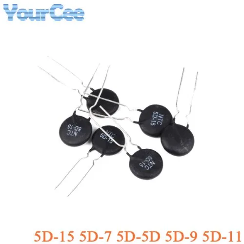 20PCS 서미스터 MF72 저항 5D11 온도 5D15 15 5D7 5D NTC 5D5 센서 5D9 11