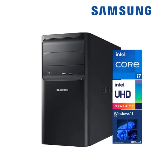 삼성전자 컴퓨터 i7-8700 T8A 정품 윈도우11 Pro 탑재 사무용 데스크탑 PC 본체, 블랙, 16GB, 1TB, WIN11 Pro, T8A / i7-8700