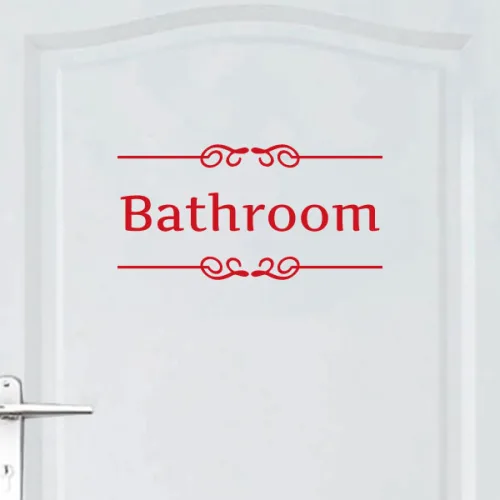 오피스왕국 화장실 욕실 bathroom 그래픽 스티커