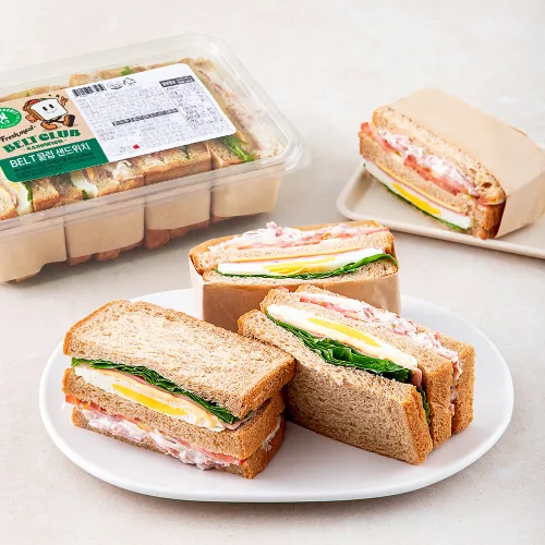 그린래빗 BELT 클럽 샌드위치, 480g, 1개
