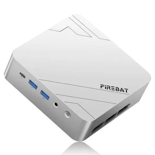 FIREBAT F1 고성능 미니 PC AMD R5 7640HS CPU 6코어 12스레드 최대 5GHz USB4 2.5G LAN WIFI6E BT5.2 사무/엔터테인먼트