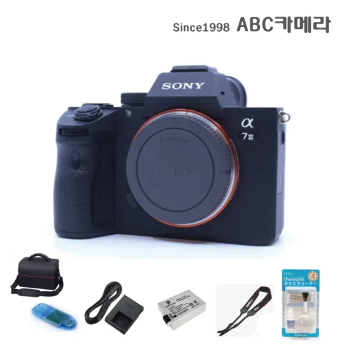 SONY 알파 A7M3+가방+리더기+청소세트,충전기,배터리 렌즈 미포함 소니 미러리스 풀프레임 고급 미러리스 완벽검수, 바디패키지+24-105mmF4렌즈