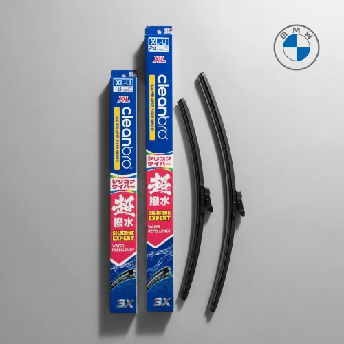 [TOYOTA 공급 브랜드] BMW 클린브로 XL-PRO 일본산 실리콘 발수코팅 플랫 와이퍼 세트, M3 E90 / E92 / E93 (07~14)