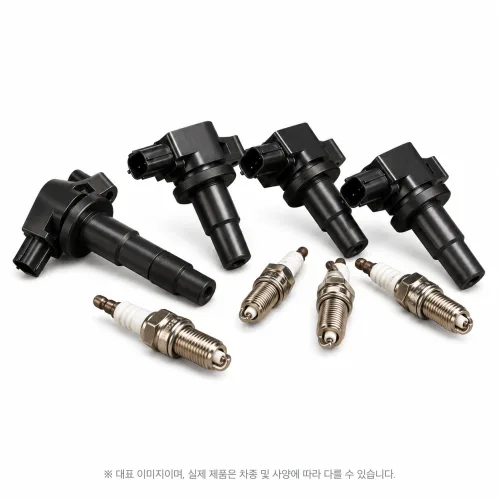 닛산 큐브 1.8 Z12 3세대 08-19년식 점화 플러그 코일 1대분 구매전 상담 필수, 점화플러그+점화코일 1대분 [4개], 닛산, 큐브 1.8 Z12 3세대 08-19년식 점화 플러그