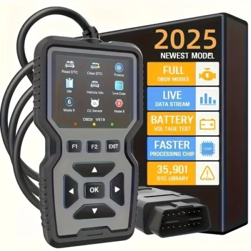 자동차 고장 진단 테스터 V519 OBD 코드 리더, 오류 코드 제거용 OBD2 스캐너, 차량 정비 장비, 자동차 문제 해결, 휴대용 스캐너, 핸드헬드 장치, 견고하고 내구성 있는