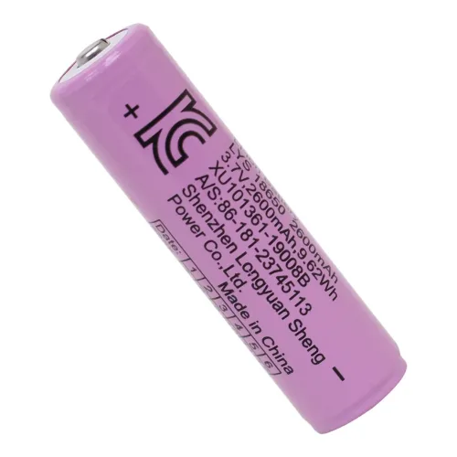 18650 충전지 3.7V 2600 건전지 배터리 보호회로내장, 1개