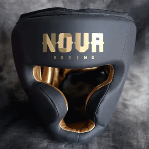 NOVABOXING 노바복싱 664H 헤드기어 / 권투용품 격투기 용품, 검정+실버, 1개