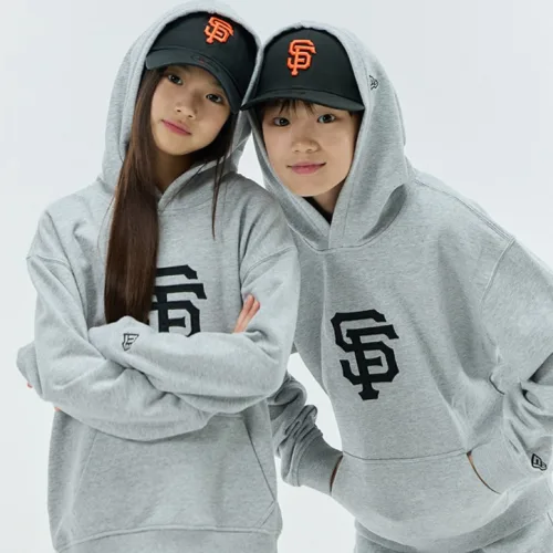뉴에라 아동용 MLB 빅로고 후디 샌프란시스코 자이언츠
