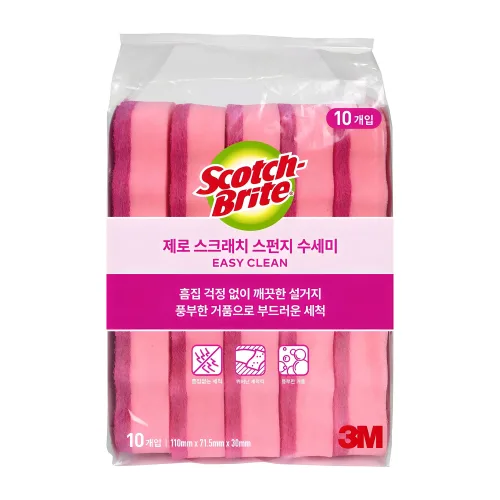 스카치브라이트 제로 스크래치 스펀지 수세미