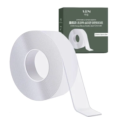 아임 울트라 초강력 실리콘 양면테이프 2mm x 3cm x 3m 방수 투명, 1개
