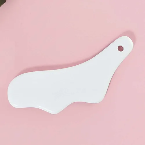 도자기 세라믹 괄사 이중턱 없애기 사각턱 마사지 얼굴 경락 기구 두피 셀룰라이트