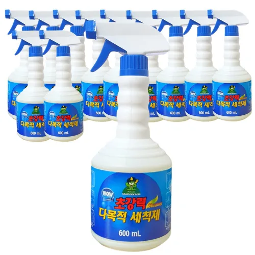 산도깨비 초강력 다목적 세척제 600ml X 12개 1box /욕실/주방/변기/자동차/곰팡이/기름때/찌든때/세정제