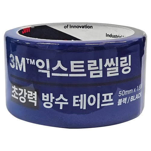 쓰리엠 익스트림 씰링 초강력 방수 테이프 블랙 50mm x 1.5m, 1개