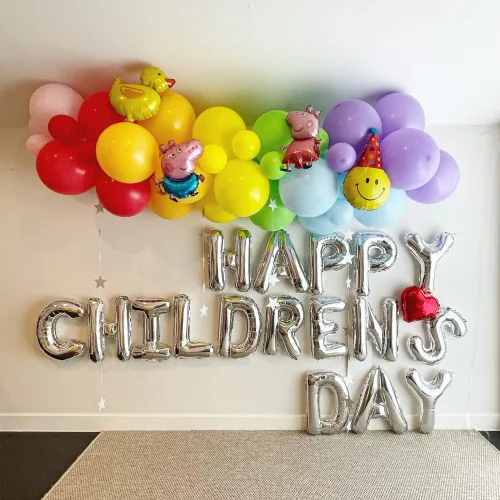 어린이날 풍선 장식 어린이날 가랜드 4종류 happy children's day