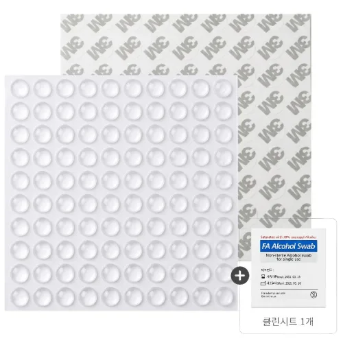 3M 제이테크 미끄럼방지 충격완화 소음방지 범퍼 스티커 100p 클린시트 세트