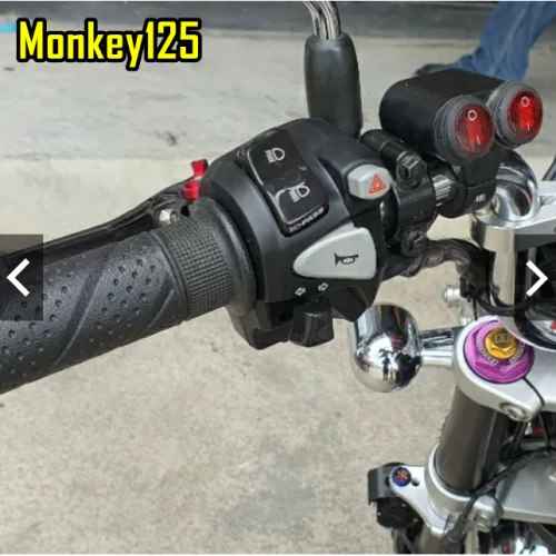 헌터125 ct125 몽키125 grom125 msx125 비상등 스위치 뭉치 순정형, 1개