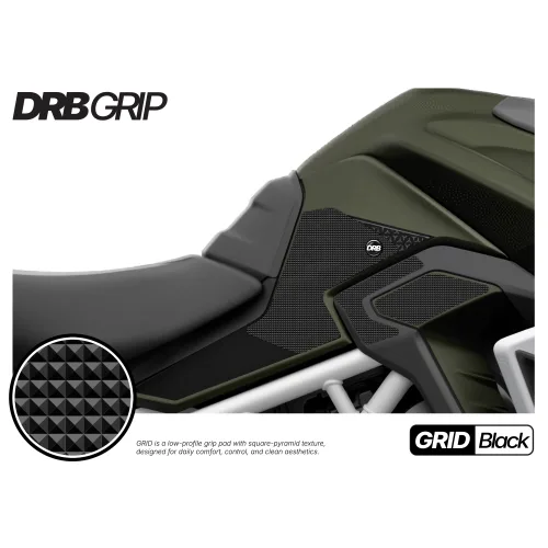 디알비그립 트라이엄프 타이거 900 24~ 그리드 블랙 DRB GRIP 니그립패드