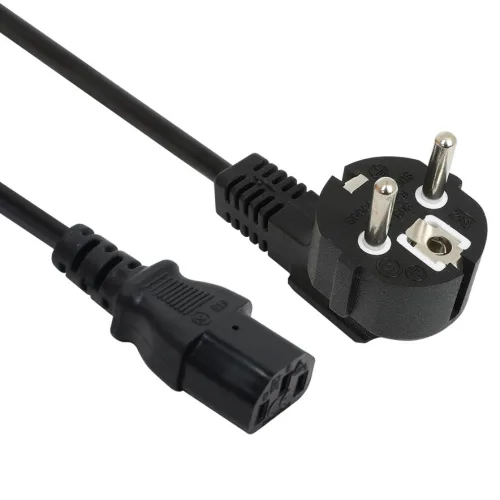 넥시 컴퓨터 모니터 프린터 3구 전원 코드 선 AC 220V 파워 케이블 블랙, 1.5m, 1개